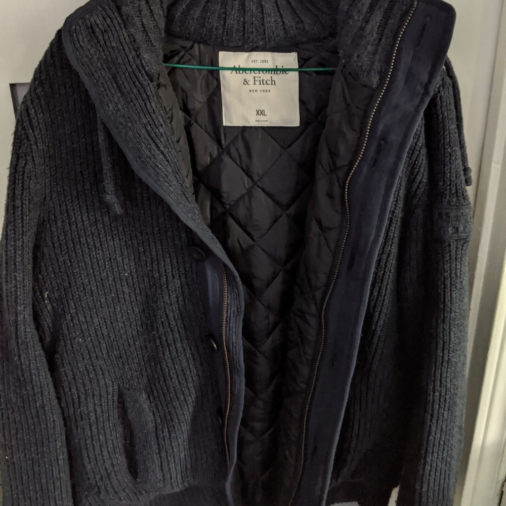 Abercrombie and fitch sweater jacket